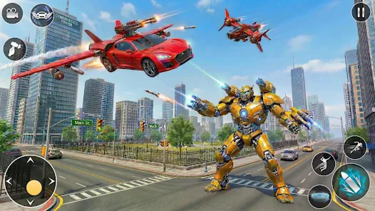 Taxi Car Robot Transformation screenshot