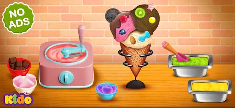 Ice Cream Making Game For Kids screenshot