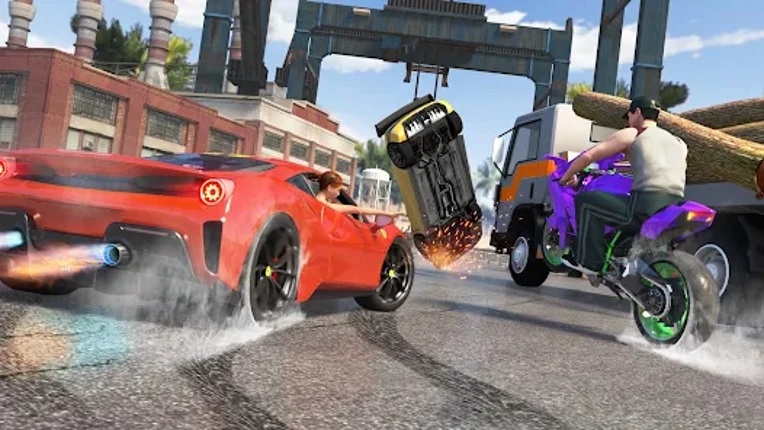Street Racing Car Bike Driver screenshot
