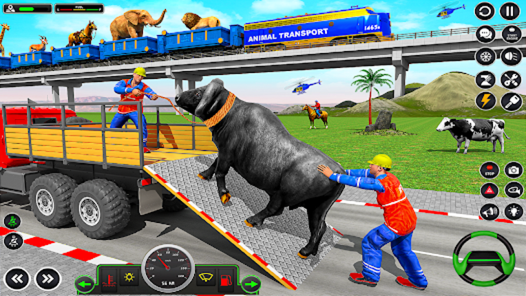 Animal Transports Truck Games screenshot