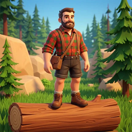 Crazy Log Riders Image