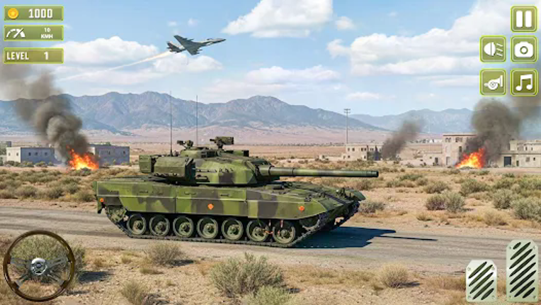 US Army Truck 3D Military Game Image