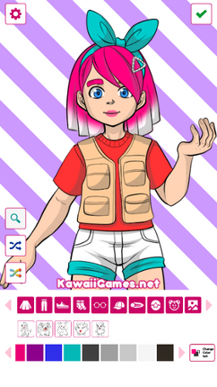 Kawaii Monster Trainer Avatar Maker - Android version screenshot