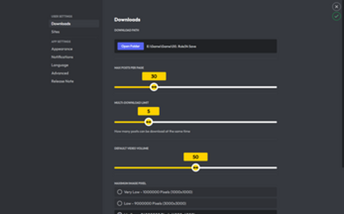 Rule34 Browser screenshot