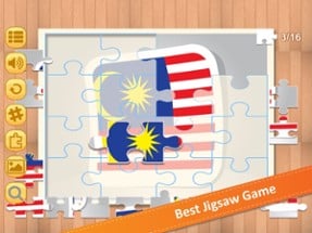 Jigsaw Puzzle National Flag JM Image