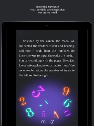 Maginary. Adventure text book. screenshot