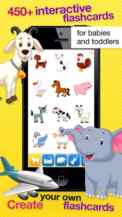 Smart Baby Touch HD - Amazing sounds in toddler flashcards of animals, vehicles, musical instruments and much more Image