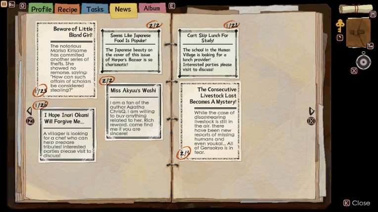 Touhou Mystia's Izakaya screenshot