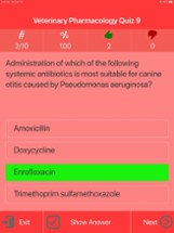 Veterinary Pharmacology Quiz Image