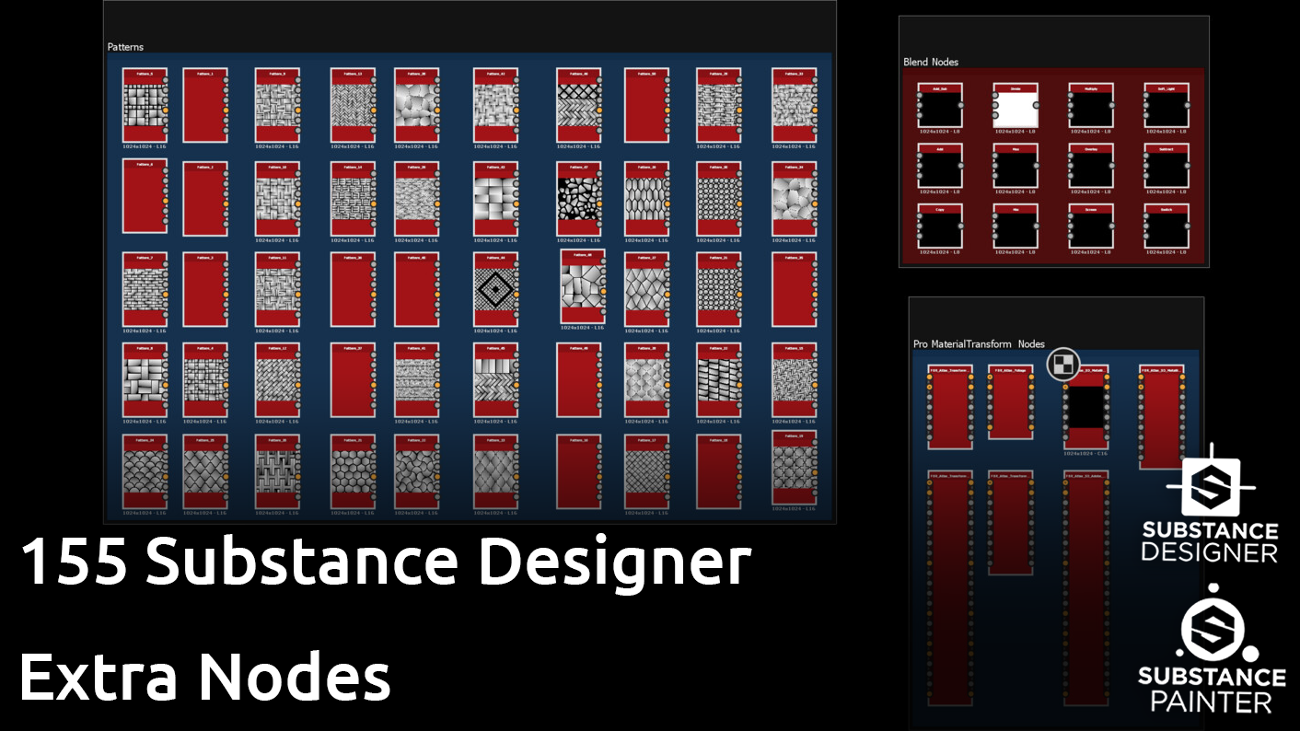 Games like 155 Substance Designer Extra Nodes