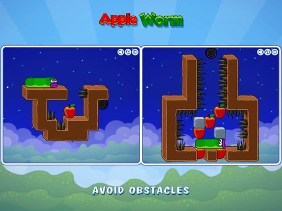 Apple Worm: Logic Puzzle screenshot
