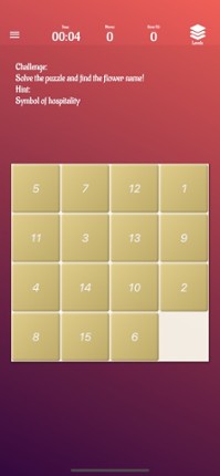 Flowers Slide Puzzle Image