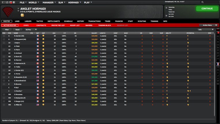 Franchise Hockey Manager 11 screenshot
