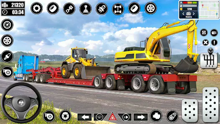 Heavy Truck Driving Cargo Game Image