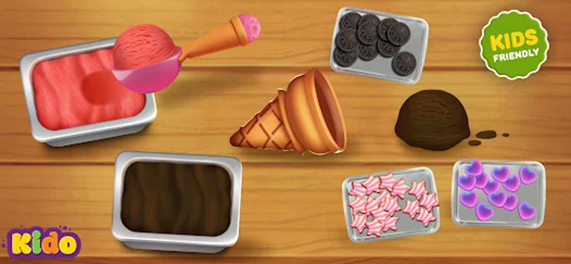 Ice Cream Making Game For Kids Image