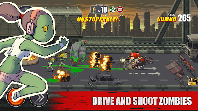 Dead Ahead: Zombie bike racing screenshot