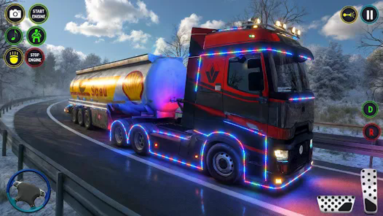 Oil Tanker Transport Game 3D Image