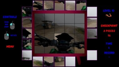 Motorbike Video Puzzle Image