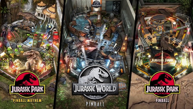 Pinball FX3: Jurassic World Game Cover