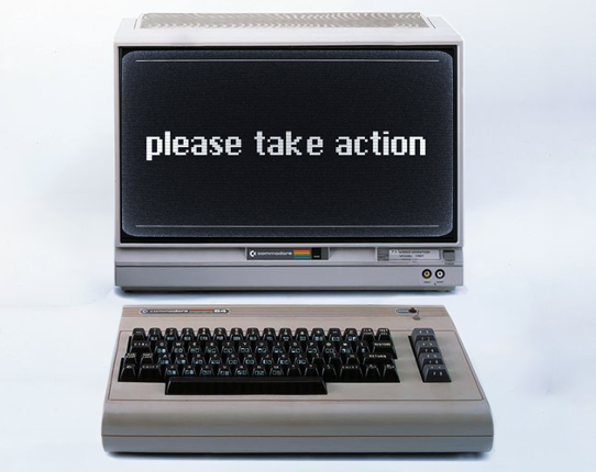 please take action Image