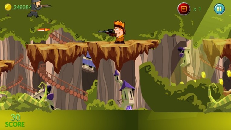 Soldier Sniper Shooter Jungle Battlefield - Run Jump &amp; Shoot Evil Quest Free screenshot