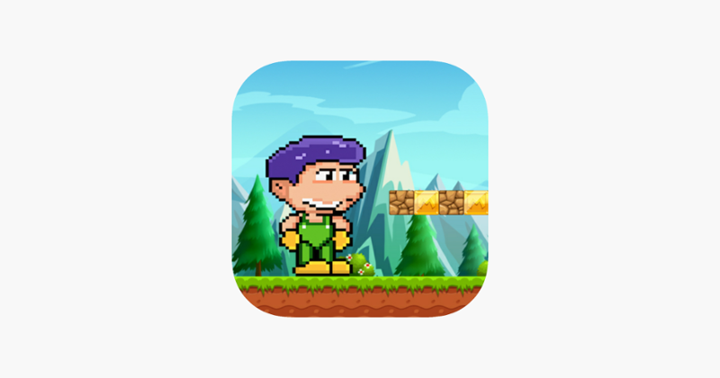 Super Pixel Fun Run Racing Man Game Cover