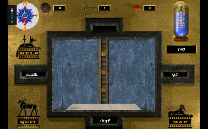 Tomb Typing screenshot