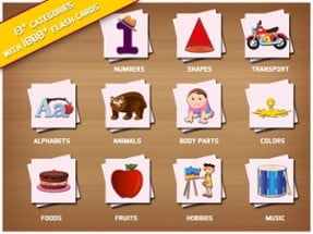 Baby Learning Flashcards - Kids Learning Words Image