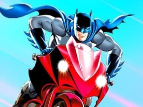 Batman Motorbike Racing Image