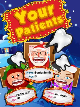 Christmas Doctor Surgery Simulation games for Kids screenshot