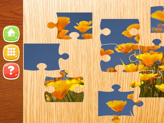 Flower Jigsaw Puzzle HD - New Jigsaw Games for Kids and Adults screenshot