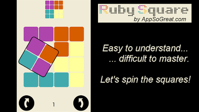 Ruby Square: puzzle game Image