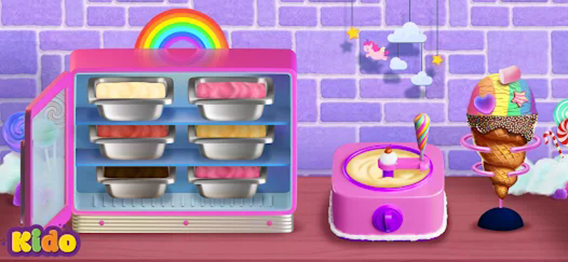 Ice Cream Making Game For Kids screenshot