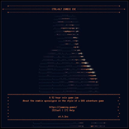 CTRL+ALT ZOMBIE ESC Game Cover
