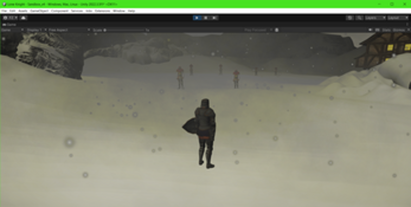 Lone Knight 3D Image