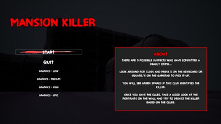 Mansion Killer screenshot