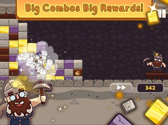 Gold Mine - Match 3 screenshot