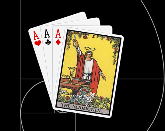 The Hand of Fate: A Comprehensive Guide to Unlock the Tarot Through Poker Image