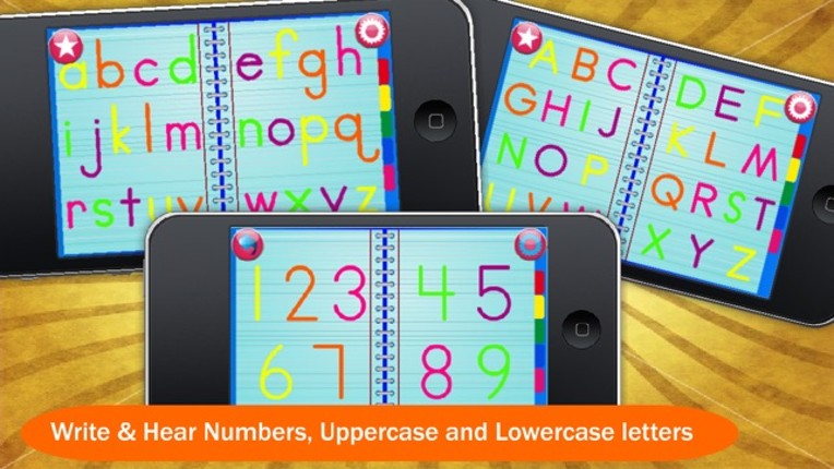 Amazing Letters &amp; Numbers –Interactive Writing Game for Kids! screenshot