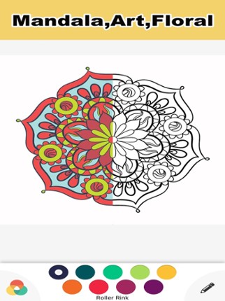 Coloring Book for Adults Color Therapy Doodle screenshot