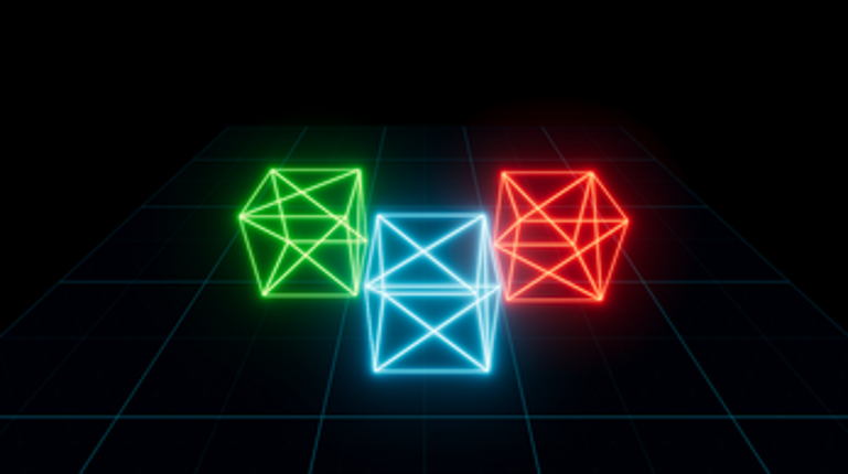 Easy Wireframe Shader Unity URP screenshot