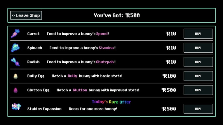 Faster Bunnies screenshot