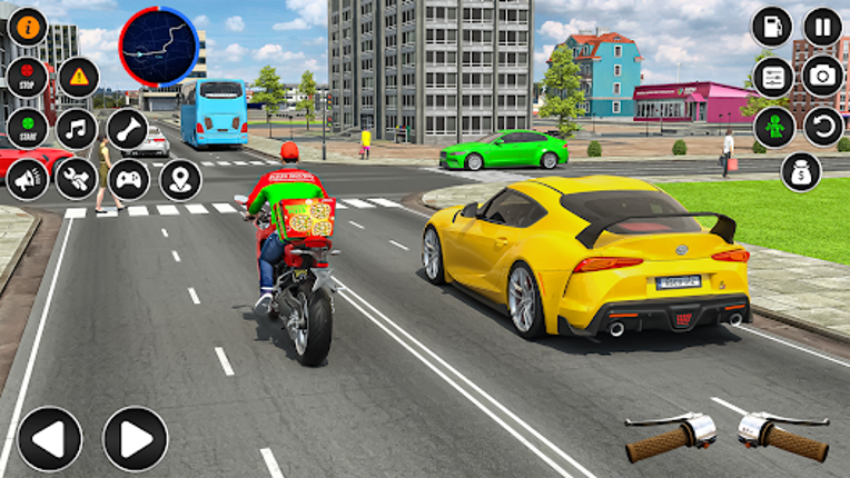 Pizza Delivery Bike Games 3D screenshot