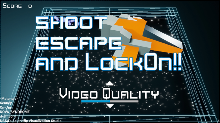 shoot, escape and LockOn!! Game Cover