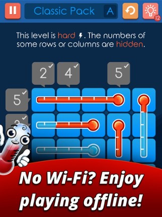 Grids of Thermometers screenshot