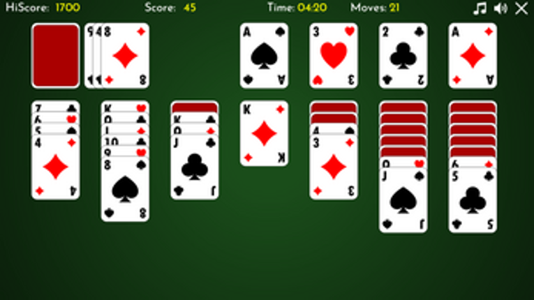 Neon Orbis' Solitaire screenshot