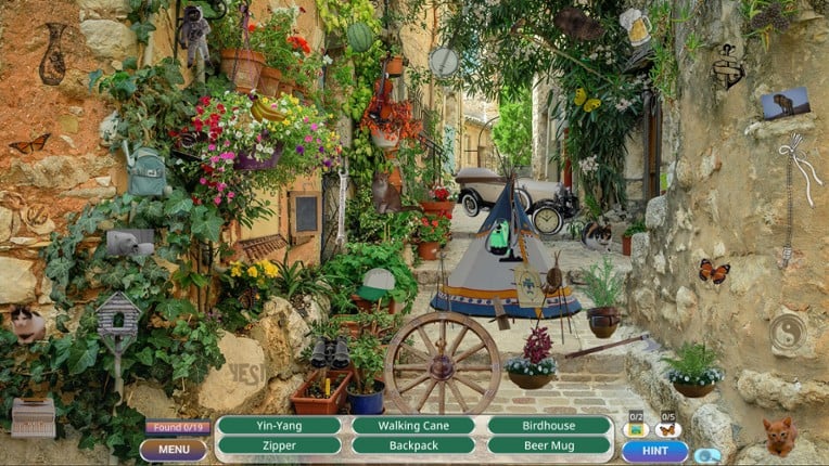 Peaceful Gardens 2: Cute Cats screenshot