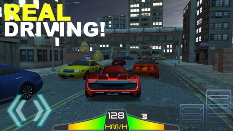 Sport Car Driving Night Extreme Parking Simulator screenshot