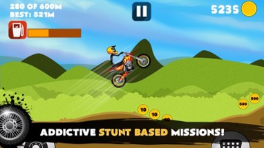 Stickman Bike Hill Race Free Addictive Rider Run Image