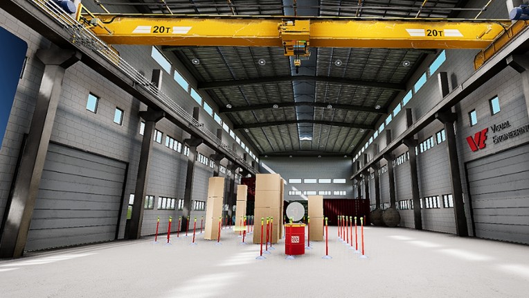 VE GSIM Crane Simulator screenshot